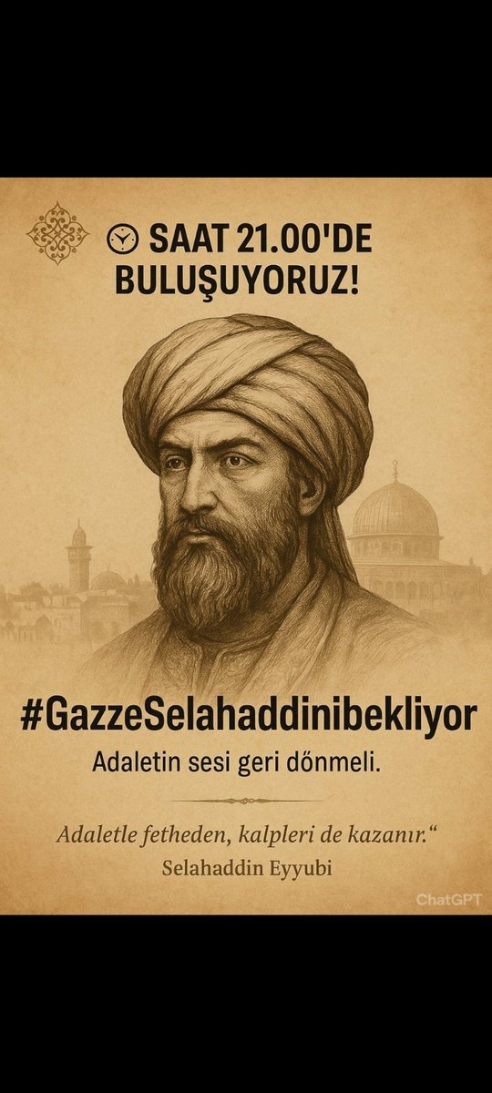 Ümmet Kudüs'ü fethettiğin zamanın daha kötüsünü yaşıyor. Büyük komutan gel artık #GazzeSelahaddiniBekliyor