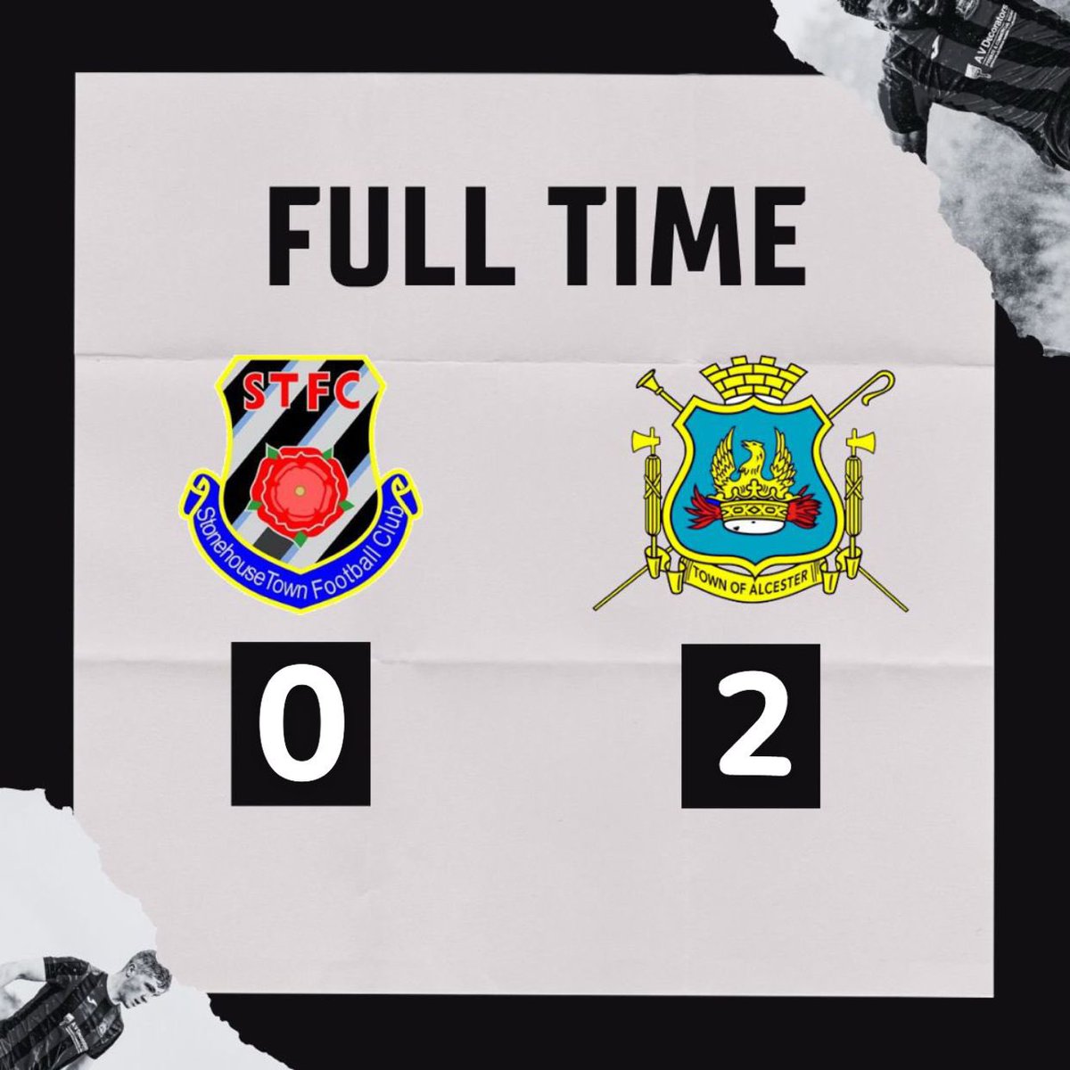 𝗙𝗨𝗟𝗟 𝗧𝗜𝗠𝗘 | Stonehouse Town 0 - 2 Alcester Town 

⚽️ Sam Judge 
⚽️ Adam Garmson 

A hard fought victory away from home in the season opener in Gloucestershire

Best of luck to <a href="/stonehouse_town/">Stonehouse Town FC</a> for remainder of the season and thank you for the fantastic hospitality

❤️🖤