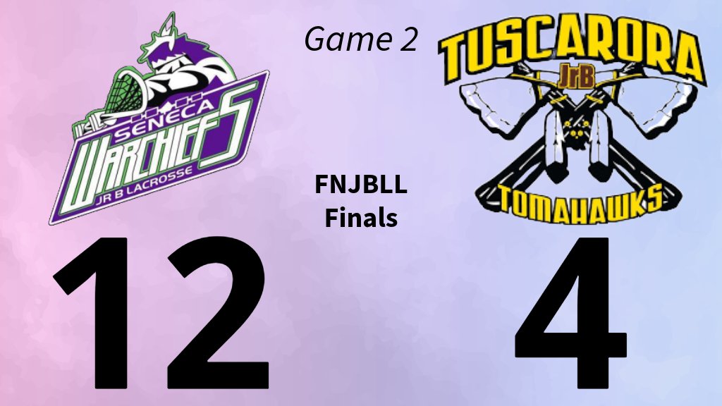 Seneca WarChiefs take a 2-0 series advantage with a road victory in Game 2  #FNJBLL
