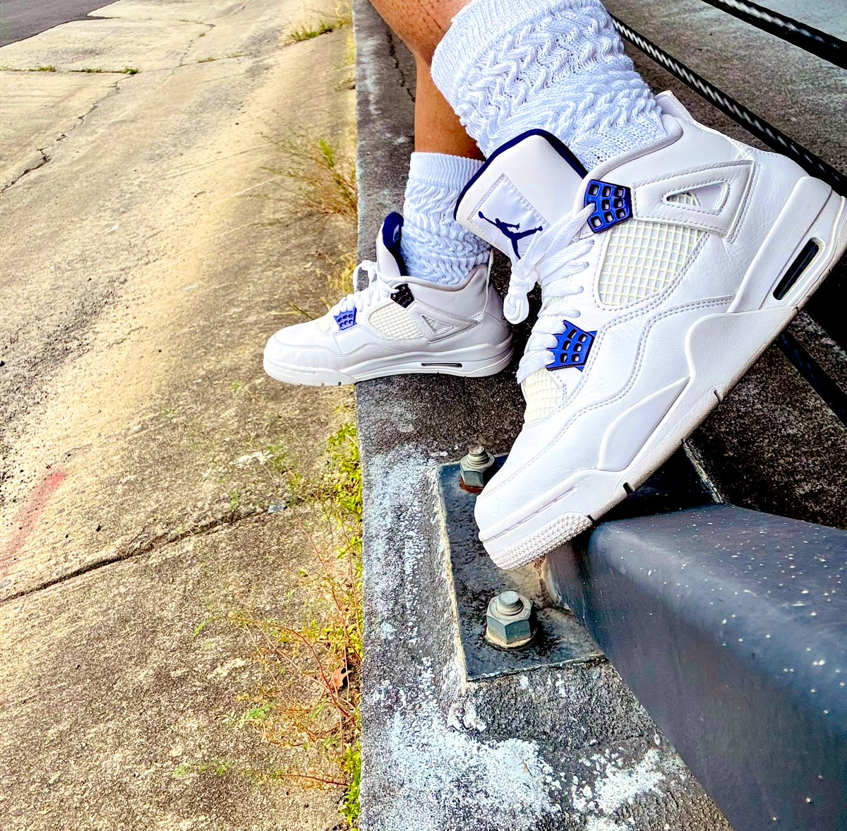 Missed #firefridays yesterday 😔Metallic Purple 4s #kotd