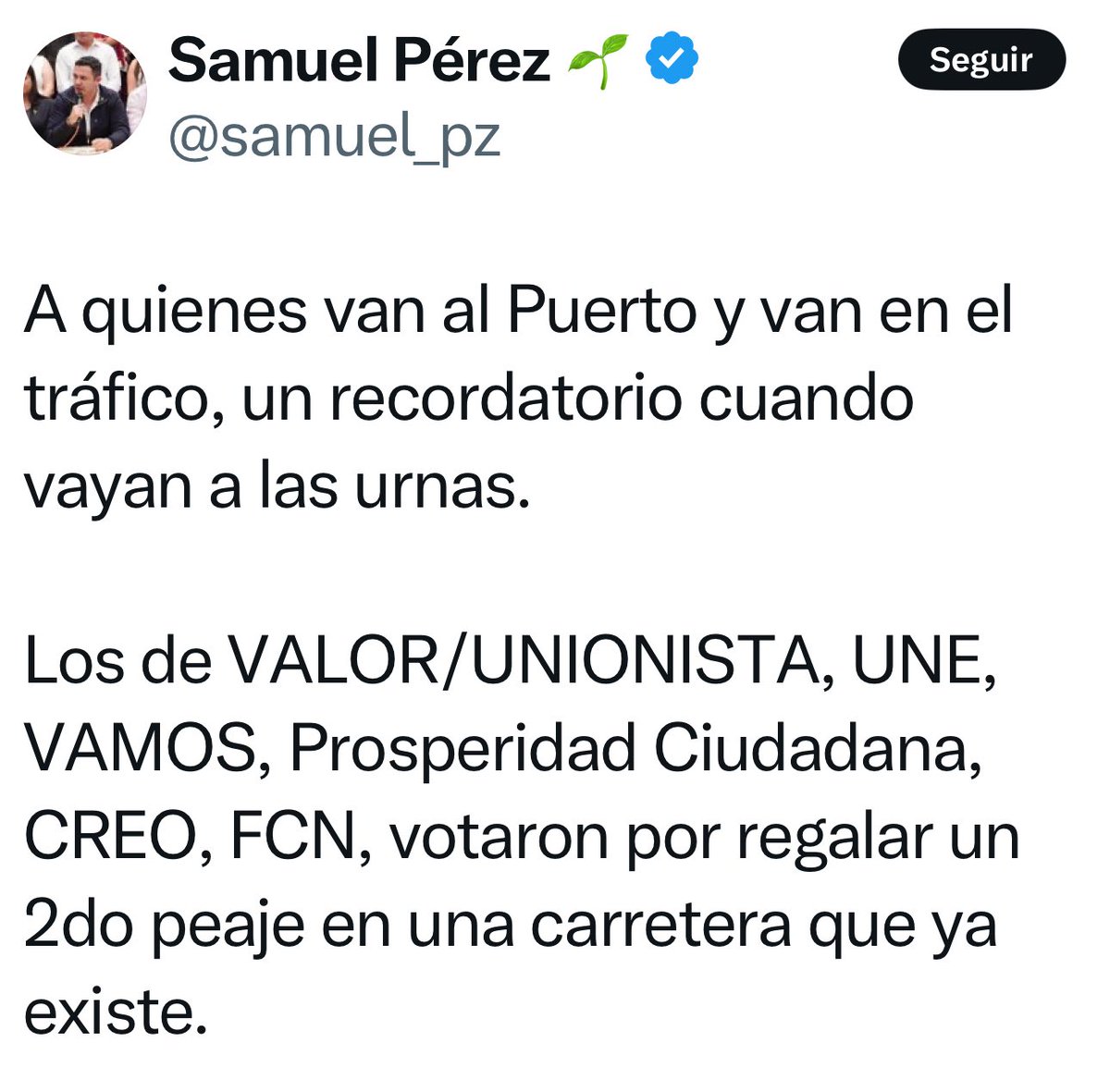 Si Ud. Votó por semilla ( hoy protopartido Raíces) y sigue justificándoles, usted no se quiere, le faltó ácido fólico en su gestación, sus papás eran hermanos o lo botaron de cabeza de chiquito. Se vale ser pendejo pero no abuse exageradamente.