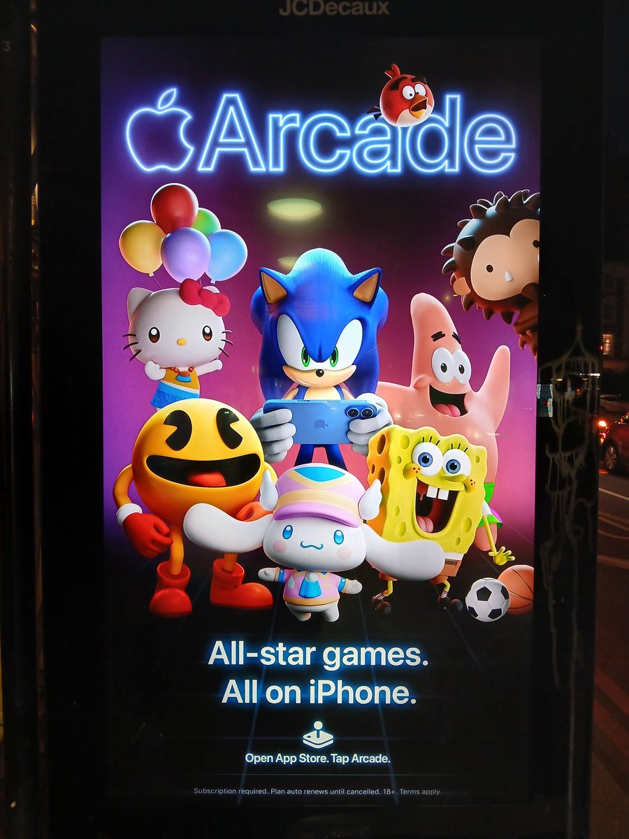 Sonic in Apple Arcade ads in my area!

Ngl is it just me or does this lineup have CrossWorlds DLC potential? 🤔