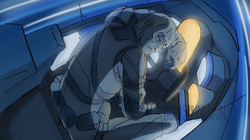 LiteSpringRain's tweet image. Panels! Lots of panels. These panels are for my Fanfic - "Return From Darkness." (Story on my Ao3 page)

Sketches/Lineart done by me, @MrSnailDood, @Collophora, and Heyclickadee on Tumblr. 
Colors and concepts done by me.