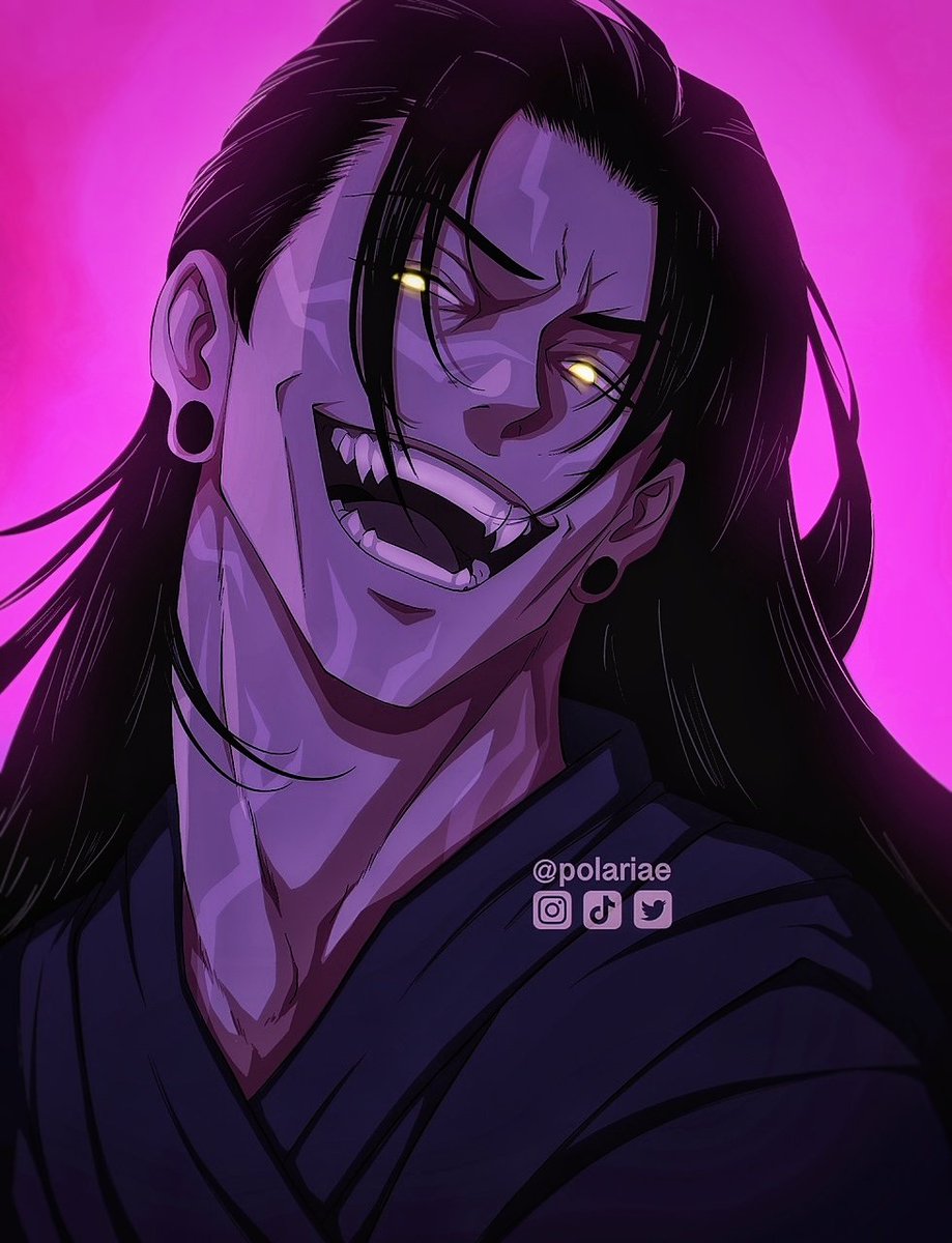 He is awakened 😈 
(Demon Geto AU comic sneakpeak)