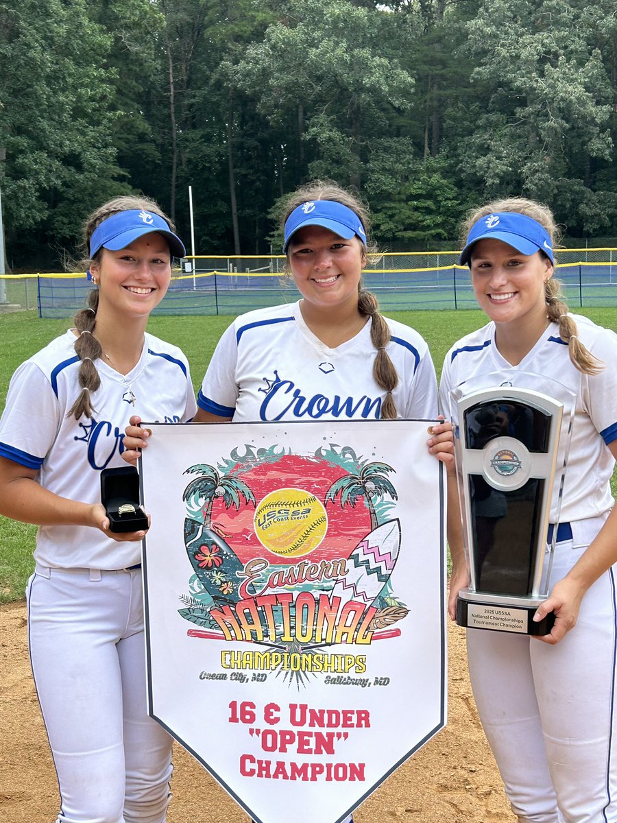 Lumen Christi Softball (@lumen_softball) on Twitter photo <a href="/bella_wrozek/">Bella Wrozek</a> <a href="/LGanton6/">lily ganton</a> <a href="/FurnasAlison/">Alison Furnas</a> are coming home with some hardware! 🏆
Congratulations to Crown 16U on winning the 2025 USSSA Eastern National Championship in Ocean City, Maryland. 🏆
Most Outstanding Pitcher: Bella Wrozek🏆🥎 <a href="/bella_wrozek/">Bella Wrozek</a> <a href="/LGanton6/">lily ganton</a> <a href="/FurnasAlison/">Alison Furnas</a> are coming home with some hardware! 🏆
Congratulations to Crown 16U on winning the 2025 USSSA Eastern National Championship in Ocean City, Maryland. 🏆
Most Outstanding Pitcher: Bella Wrozek🏆🥎