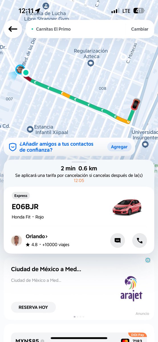 tanke1982's tweet photo. @DiDi_Mexico cada vez están peor. Llevo 15 min esperando pero si cancelo me cobran a mi la tarifa,. https://t.co/Qvaz9AkL3m