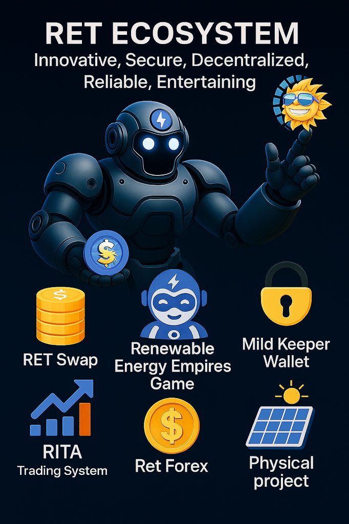 <a href="/bruca/">Bruca 🎪</a> RET blends AI, gaming, green energy, and security—all under a $500K market cap. Huge potential ahead!
$RET #RenewableEnergyToken