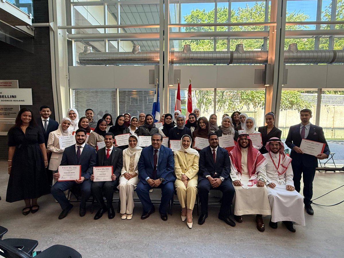 His Excellency Ambassador Dr. Khalid bin Rashid Almansouri was delighted to attend the graduation ceremony of Dr.Moza Khalid Al-Hail and Dr. Haya Khalid Rahimi from Qatar University’s College of Medicine, completing their medical program at <a href="/mcgillu/">McGill University</a> in Montreal.

This marks the