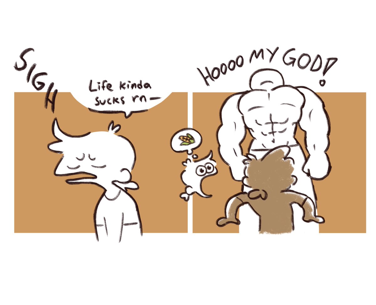 big characters = comfy 