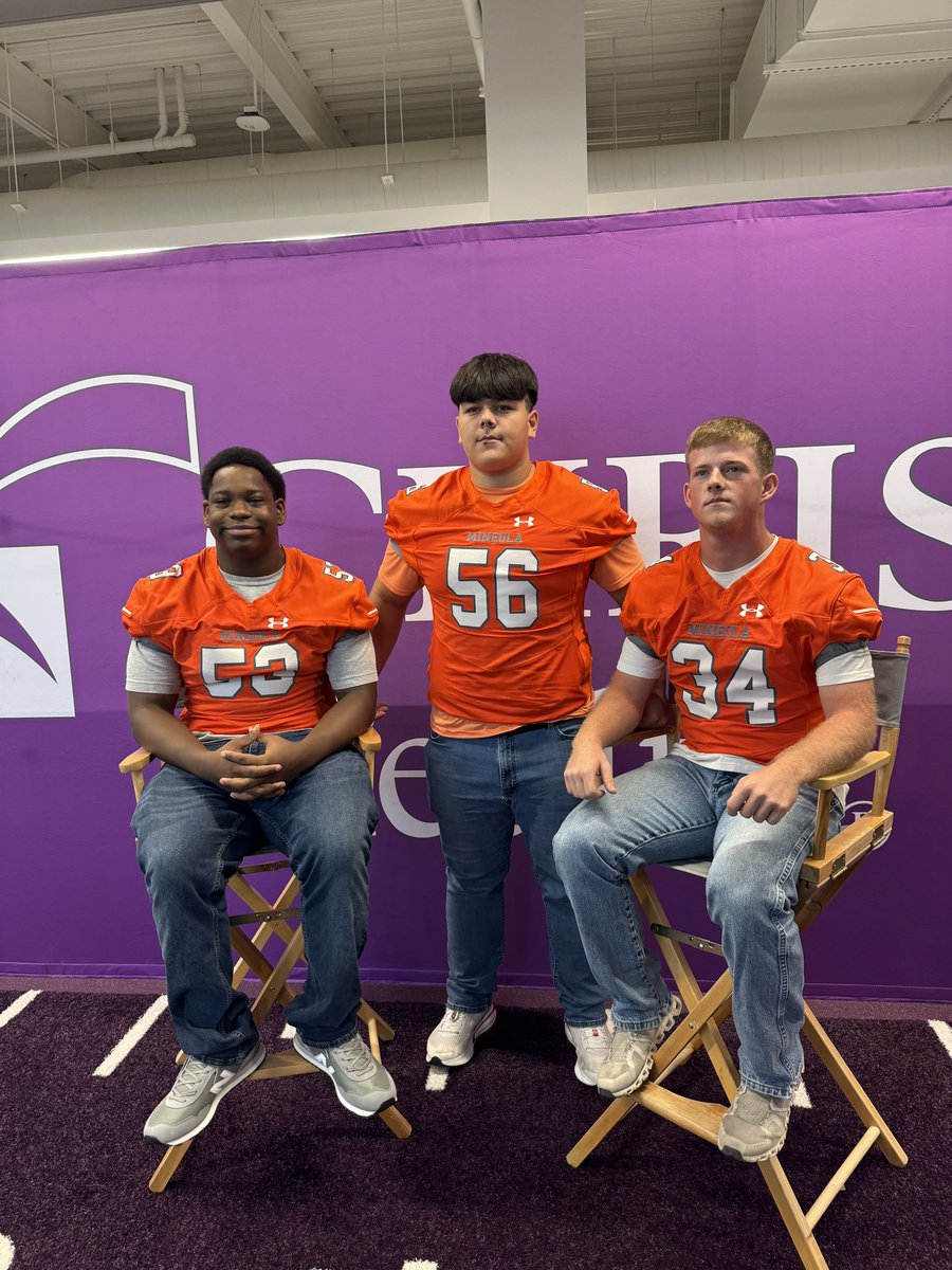 Brandon Ogden (@brandonosports) on Twitter photo Mineola football’s Eddrick Irving, Juan Cervantes and Austin Blalock at CHRISTUS Fall Sports Media Day. <a href="/milboy33/">JuanCervantes</a> <a href="/MineolaFB/">Mineola Football</a> Mineola football’s Eddrick Irving, Juan Cervantes and Austin Blalock at CHRISTUS Fall Sports Media Day. <a href="/milboy33/">JuanCervantes</a> <a href="/MineolaFB/">Mineola Football</a>