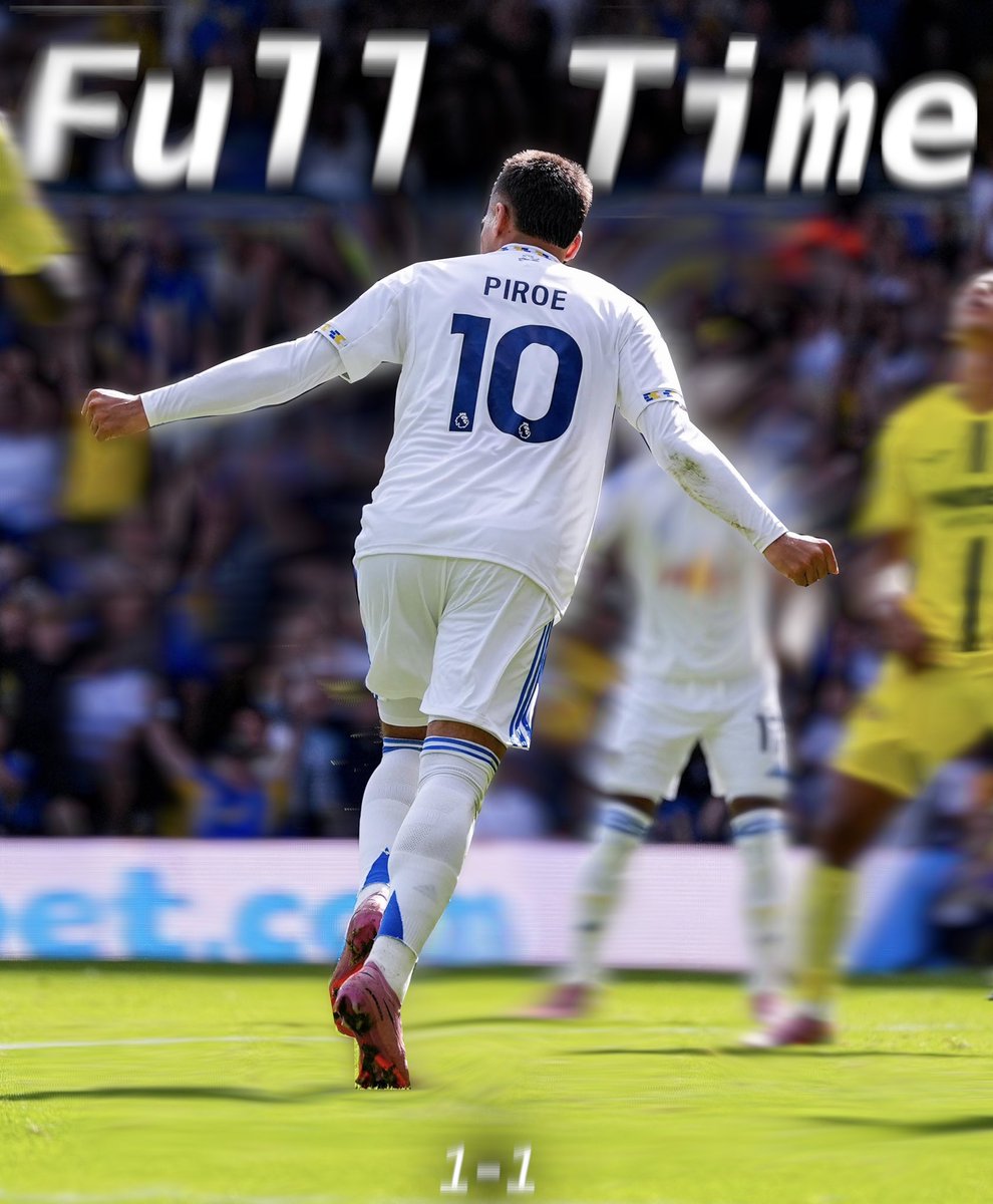 RTLOGOS1's tweet image. FT
Leeds - 1
Villarreal - 1
#foryou #football #graphic