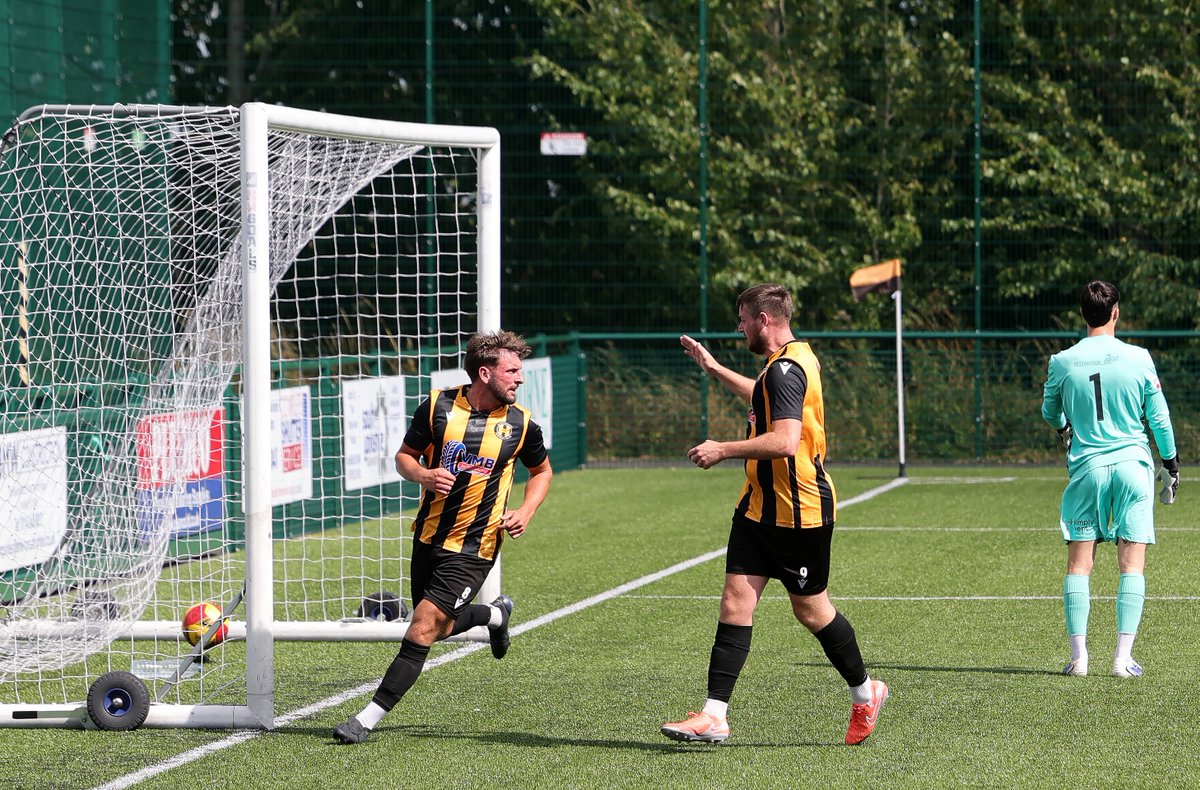 Toby Kenyon's clever finish gave  <a href="/Handsworth_FC/">Handsworth FC</a> the lead in todays FA Cup Ex Prelim round game v Silsden. A dubious penalty award just on halftime knocked the stuffing out of the Ambers as the visitors ran in 3 2nd half goals to win 1-4.COYA!!!! 🧡🖤⚽️👊