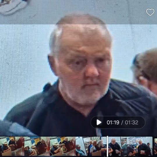 If anyone can identify this individual who today at 1501 helped himself to an N Gauge Graham Farish DCC Sound Fitted Strathclyde Class 108 DMU at the Greatest Gathering event please let us know.