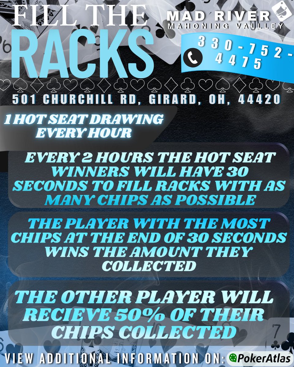2 players have punched their ticket. Who’s next? $70 Milestone satellite is on @ 6:30pm. Incredible value. 100k starting stack. Turn it into 500k and you’ve secured a seat to our next big guarantee! The $15,000 GTD on Saturday August 16 @ 2pm!