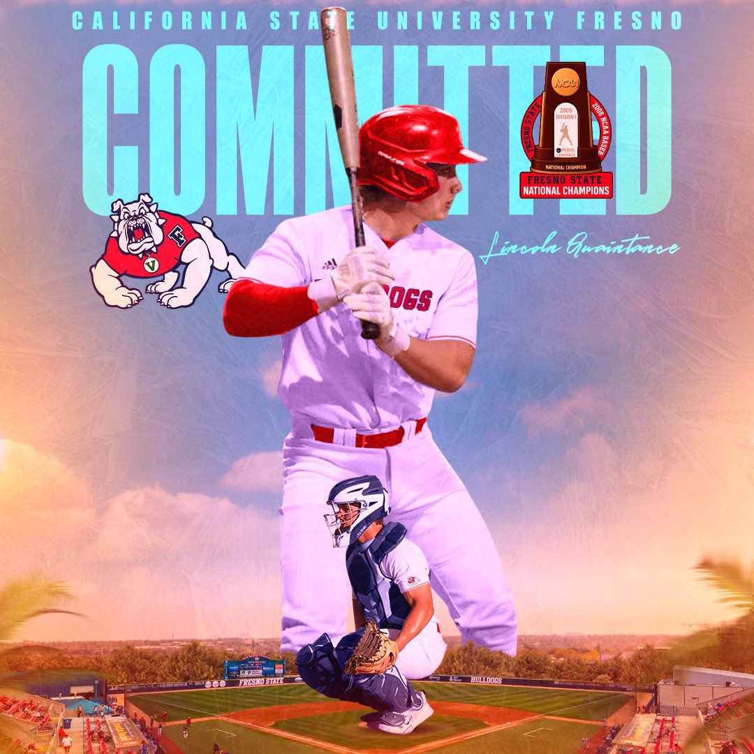 Blessed and honored to compete at the Division 1 level at Fresno State. A dream come true, couldn’t have been done without family, coaches, teammates and friends. Excited for whats next. Thankyou <a href="/FresnoStateBSB/">Diamond 'Dogs</a>