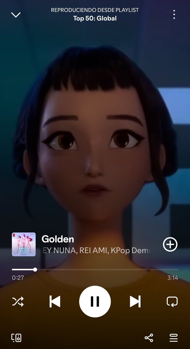 Día 18 escuchando la canción de Golden sin parar 😅