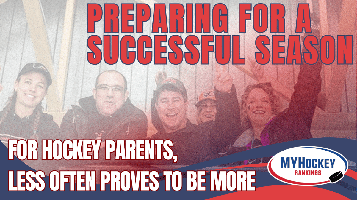 Just posted this for MHR.   

Some thoughts for hockey parents as the season approaches.:
myhockeyrankings.com/news?b=4293