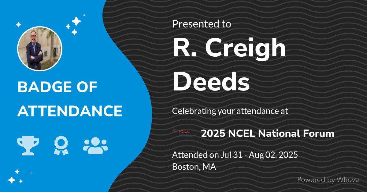 🎉 Just had an incredible experience attending 2025 NCEL National Forum! 🎉 #NCEL2025 - via #Whova event app