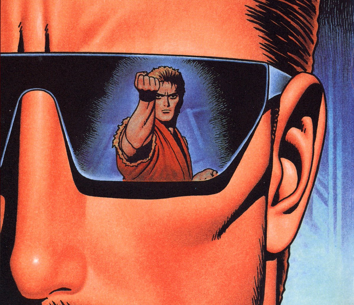 Art of Fighting 3 illustration, by Shinkiro.