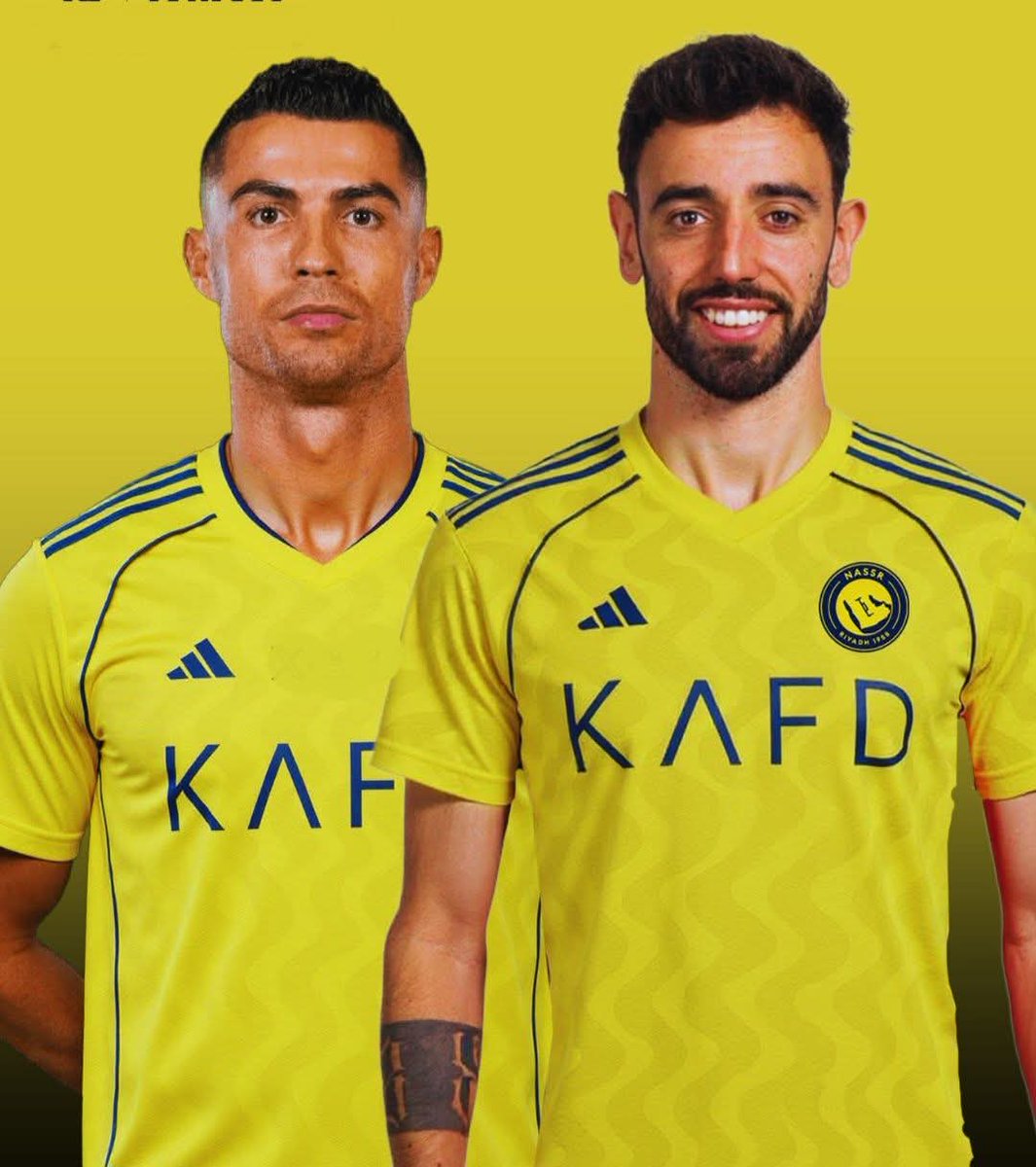رونالدو اتصل شخصيا بمواطنه برونو فيرنانديز لاقناعه بمشروع النصر وقبول فكرة الانضمام إلى النادي 🤝✅️