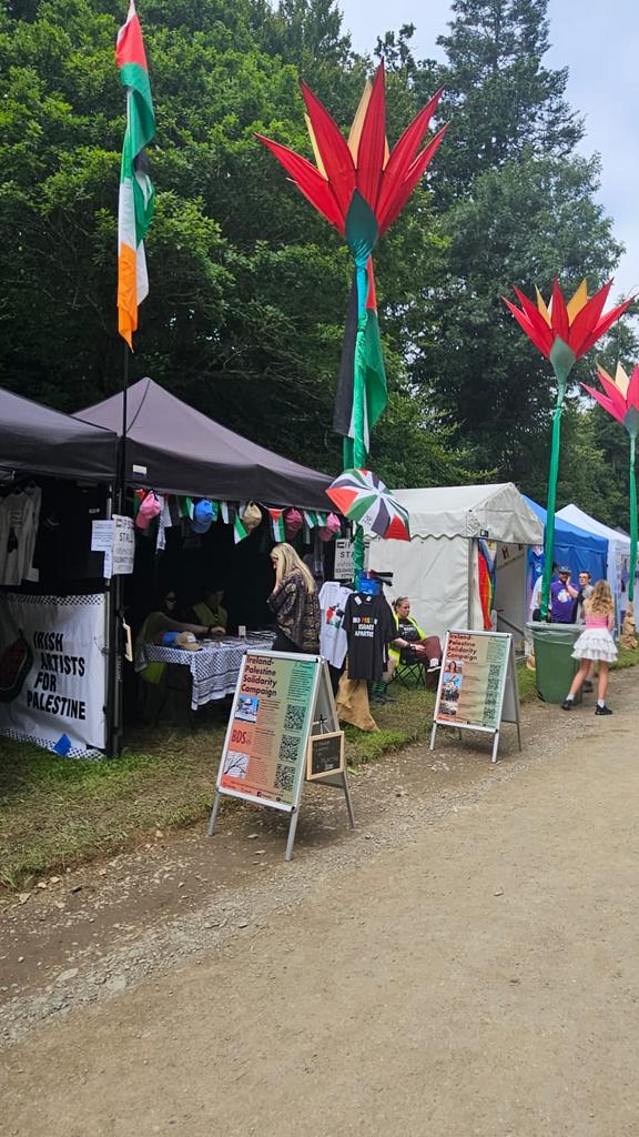 ipsc48's tweet photo. Today is another great day at All Together Now! We're on The Road to Nowhere if you haven't bumped into us yet. Get some great merch and say hello! #SolidarityIsAVerb #FreePalestine 🇵🇸 https://t.co/A49z16e8q8