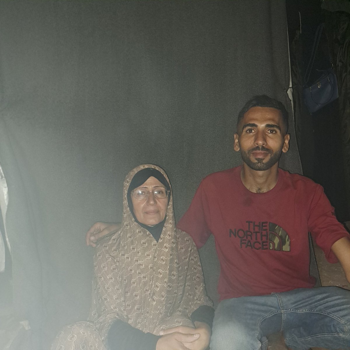 🛑The occupation wounded my (mom) —and now denies her even the right to heal.
My 60-year-old mother crying—not just from hunger, but because she couldn't take her medicine on an empty stomach.
They injured her, and now they starve her
I’ve never felt more broken than I did today