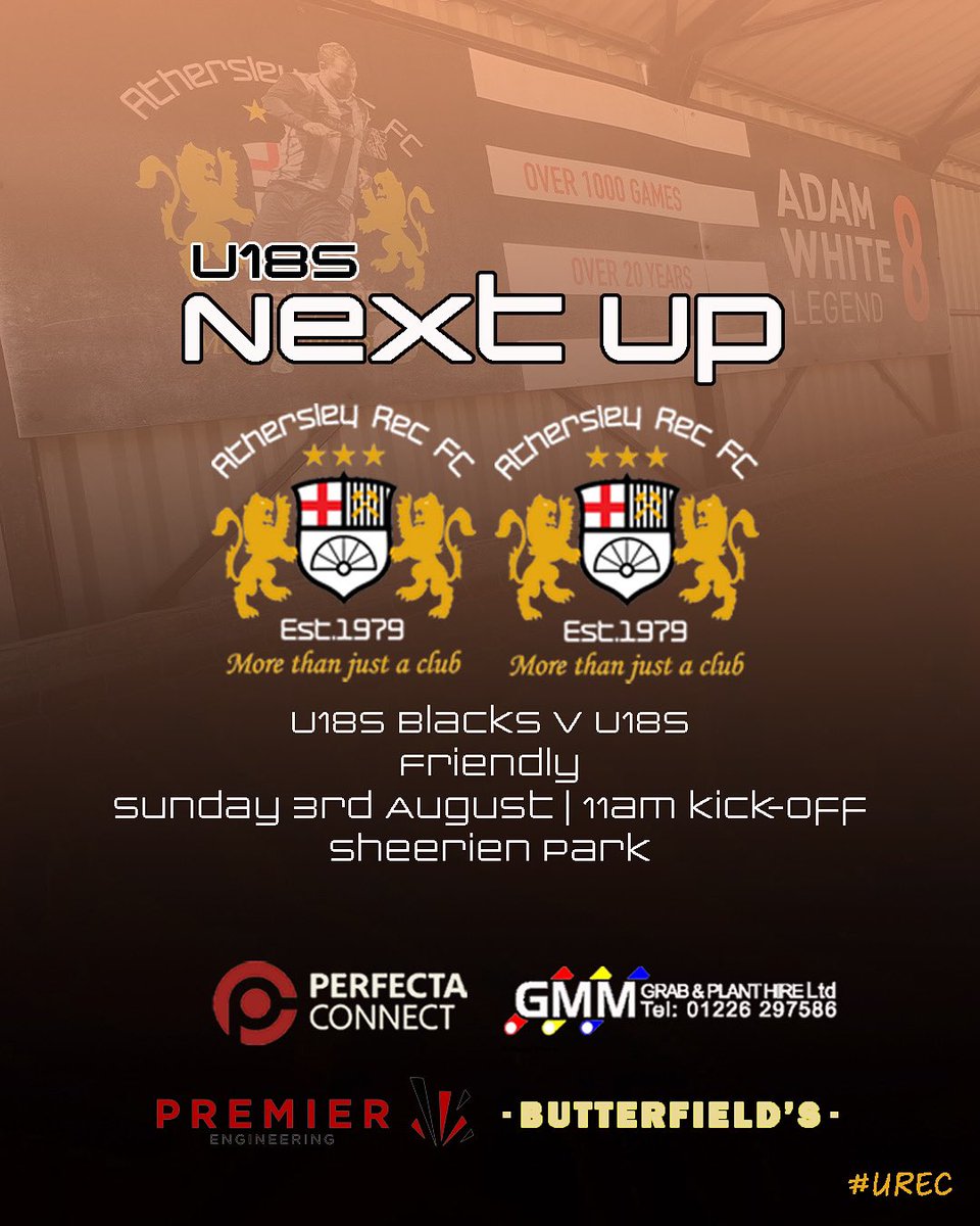 Both U18s sides go head-to-head at the same time as the U21s game tomorrow morning.

#urec