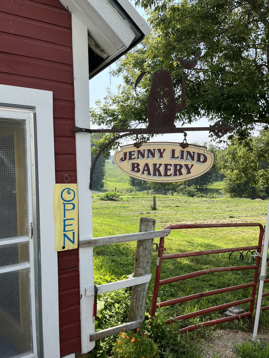 KyleRundquist's tweet photo. If you ever find yourself in the Stockholm, WI area, this is a great place to check out. Lots of delicious baked goods! https://t.co/R6Z8qLlZJb