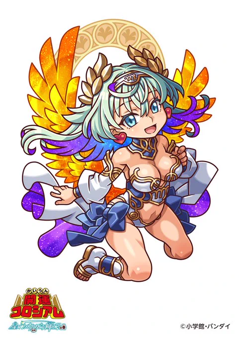 開運コロシアム スペシャルブースターパック「星のうんち(運値)はどう輝く?の巻【SP01】」絶賛発売中! SP01弾登場の「幸道十二宮バルジー」のイラストを担当させていただきました! よろしくお願いします! アクエリオに続いてバルジーのカードイラストの元絵公開です! #開運コロシアム