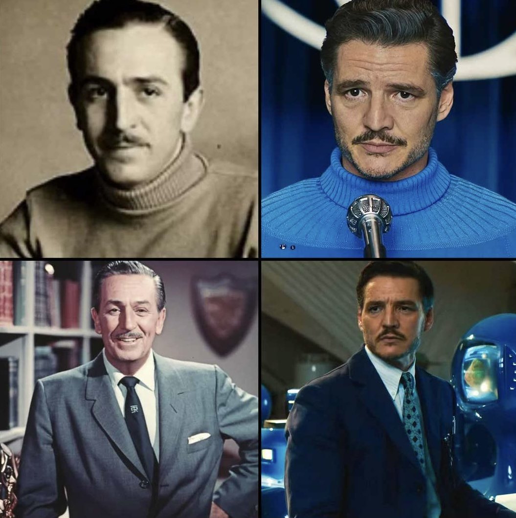 epcot_terran's tweet photo. The Fantastic Four: First Steps is one of the best Marvel movie of all times because it doesn’t try to be a Marvel movie.

And yes, I believe this version of Reed Richards was partially based on Walt Disney.

(Image found on Google.) https://t.co/42eSroe6Pt