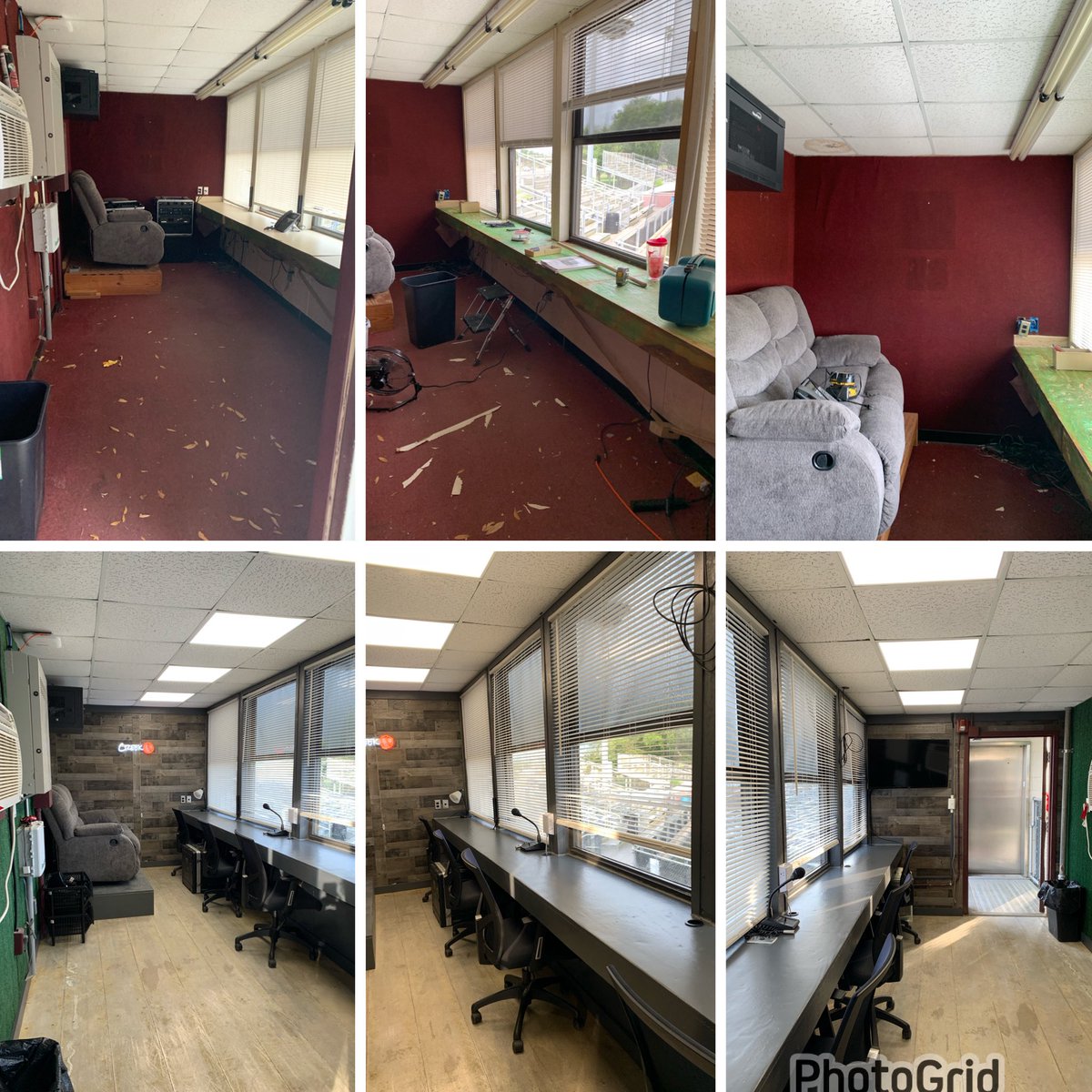 Huge THANK YOU to our wonderful parents who gave our press box a much needed renovation!