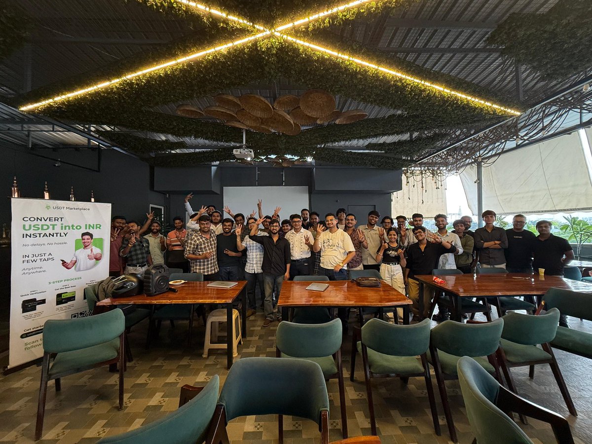 Anadi Kapoor (@anadi__23) on Twitter photo Successful hosted <a href="/USDTMarketplace/">USDT Marketplace</a> INR connect meet up in Indore with the <a href="/Blockchainorbit/">Blockchain Orbit ๐ก๏ธ</a>. Successful hosted <a href="/USDTMarketplace/">USDT Marketplace</a> INR connect meet up in Indore with the <a href="/Blockchainorbit/">Blockchain Orbit ๐ก๏ธ</a>.