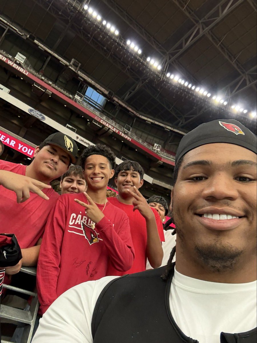 Maryvale Prep Matadors (@maryvale_prep) on Twitter photo Thank you to <a href="/AZCardinals/">Arizona Cardinals</a> for having open training camp practices that allowed our team to watch professionals up close for free. A great experience for all our players (and managers)! Thank you to <a href="/AZCardinals/">Arizona Cardinals</a> for having open training camp practices that allowed our team to watch professionals up close for free. A great experience for all our players (and managers)!