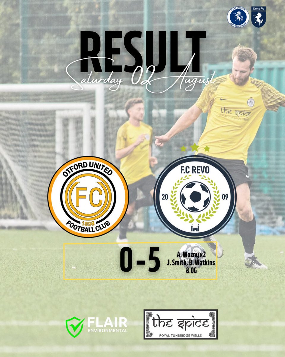 FC Revo (@_fcrevo) on Twitter photo πππ©π ππ‘ ππ’π₯π
Our positive pre season campaign continues with victory at <a href="/OtfordUnitedFC/">Otford United FC</a>.
Good luck to Tom and his side for their season. We are back in action on Tuesday evening.
#UTR #COYR πππ©π ππ‘ ππ’π₯π
Our positive pre season campaign continues with victory at <a href="/OtfordUnitedFC/">Otford United FC</a>.
Good luck to Tom and his side for their season. We are back in action on Tuesday evening.
#UTR #COYR