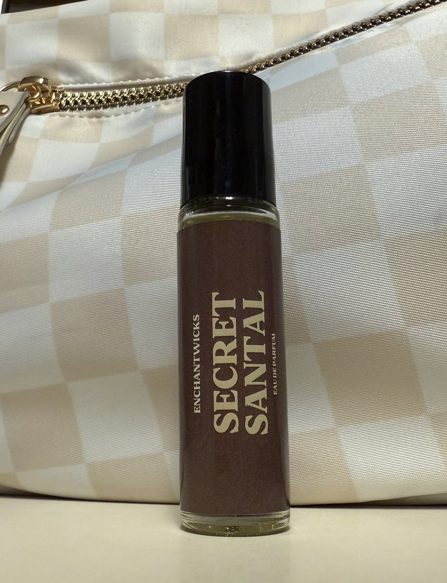 I just got the Secret Santal perfume from <a href="/enchantwicks/">Enchantwicks</a> and I LOVE it!!! Thank you so much Melissa! Your scents are amazing!! <a href="/MelissaEnchant/">✨ Melissa Enchanted✨</a> 🫶