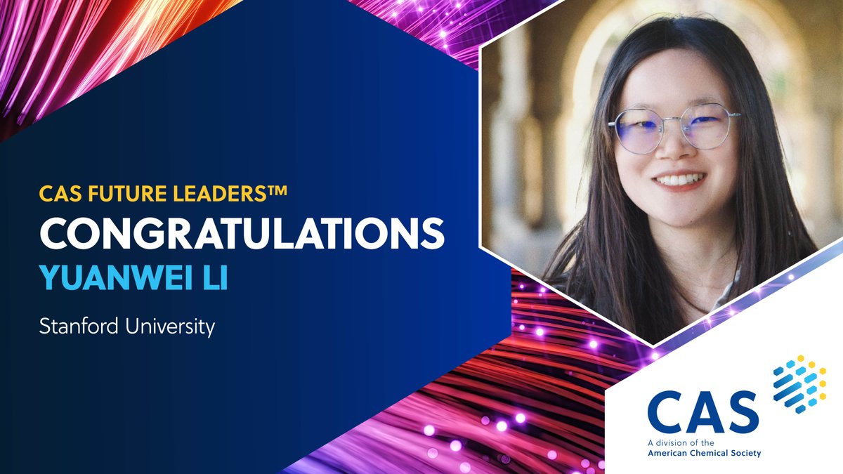 Yuanwei is focused on developing new nanophotonic platforms for biosensing and photocatalysis. Learn more about <a href="/yuanwei_li/">Yuanwei Li</a> and the 2025 #CASFutureLeaders before they arrive in Columbus this month. ow.ly/FNr050WqLnI