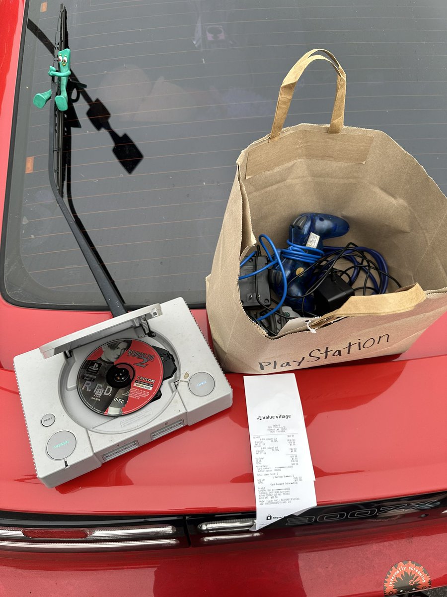 $30 PS1 with Resident Evil 2 GOT