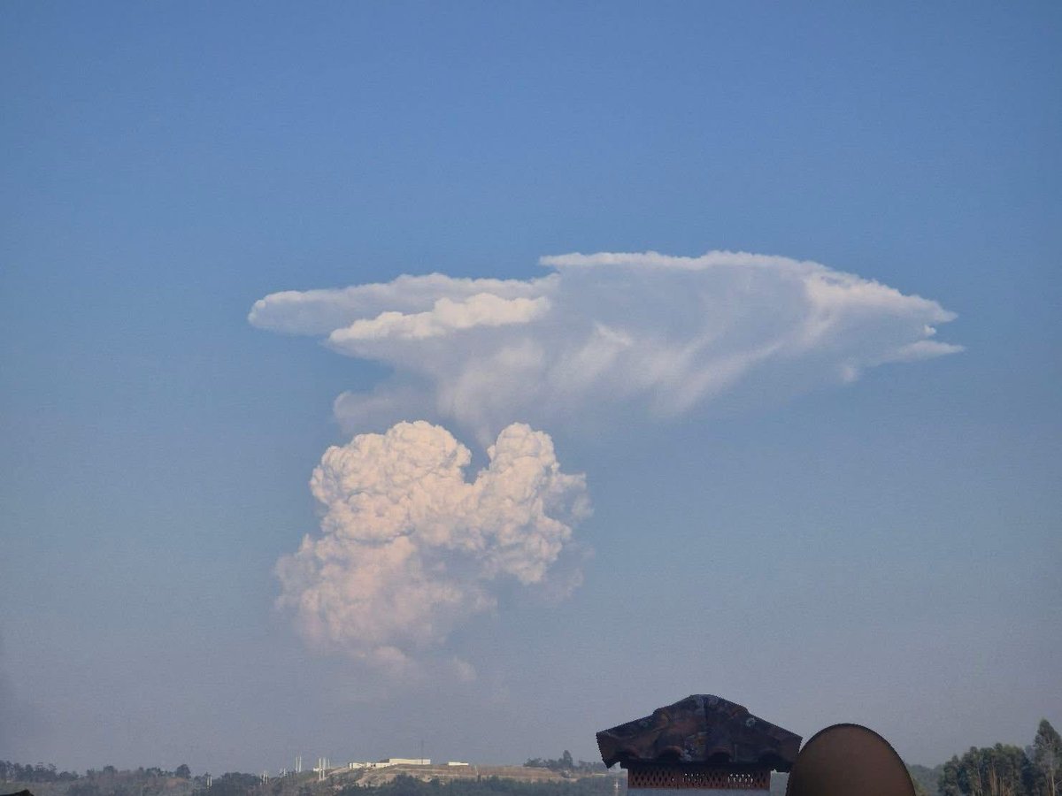Es simplemente descomunal. Estos comportamientos son los más extremos que puede tener un IF.
Foto de Meteo Tras os Montes Facebrook