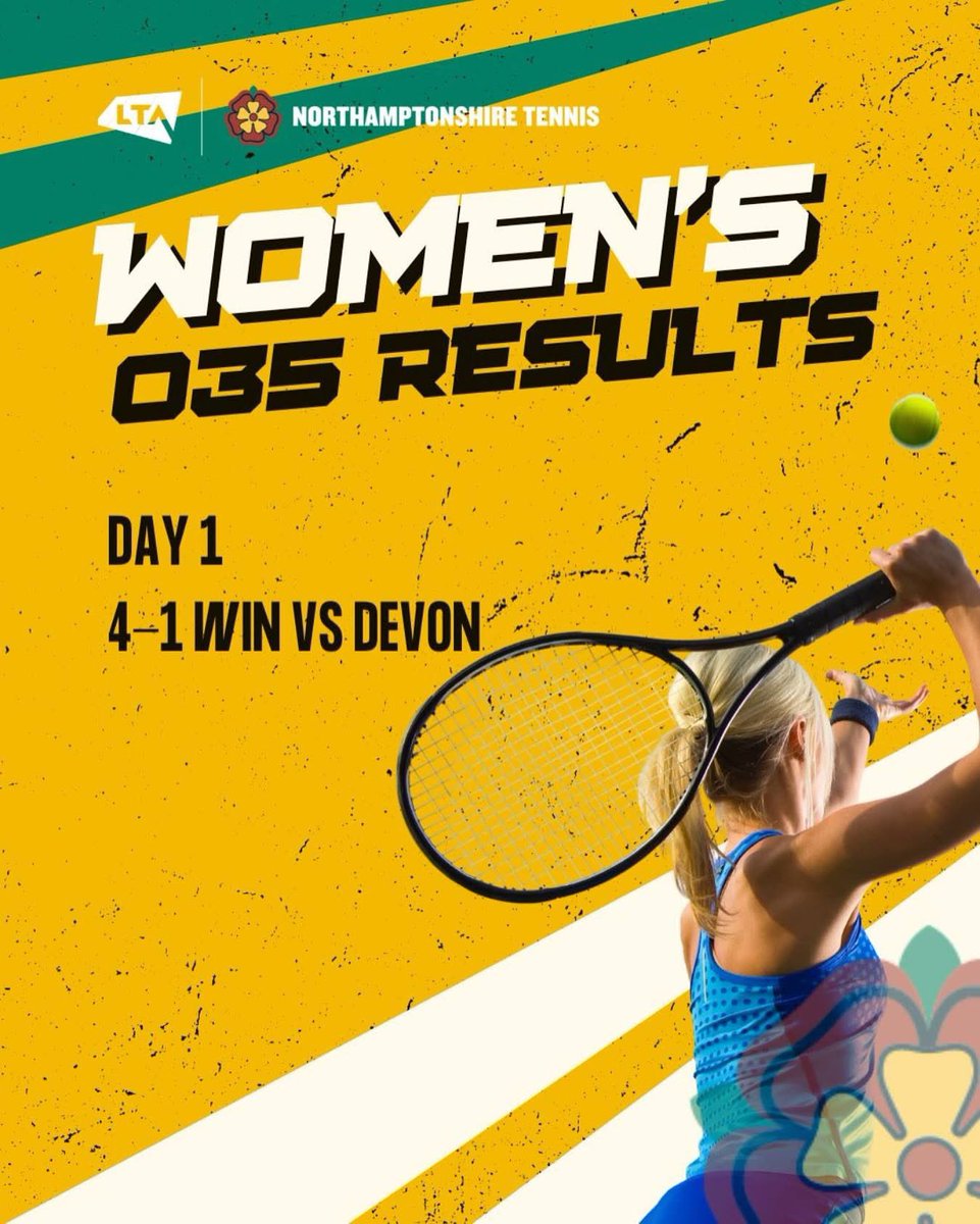 Women’s O35 County Cup | Day 1

A great start for the Northants ladies, who had an opening day 4-1 win against Devon 👏

No match tomorrow, but the team will be back on Monday to play Wiltshire.

#countycuptennis #northantstennis