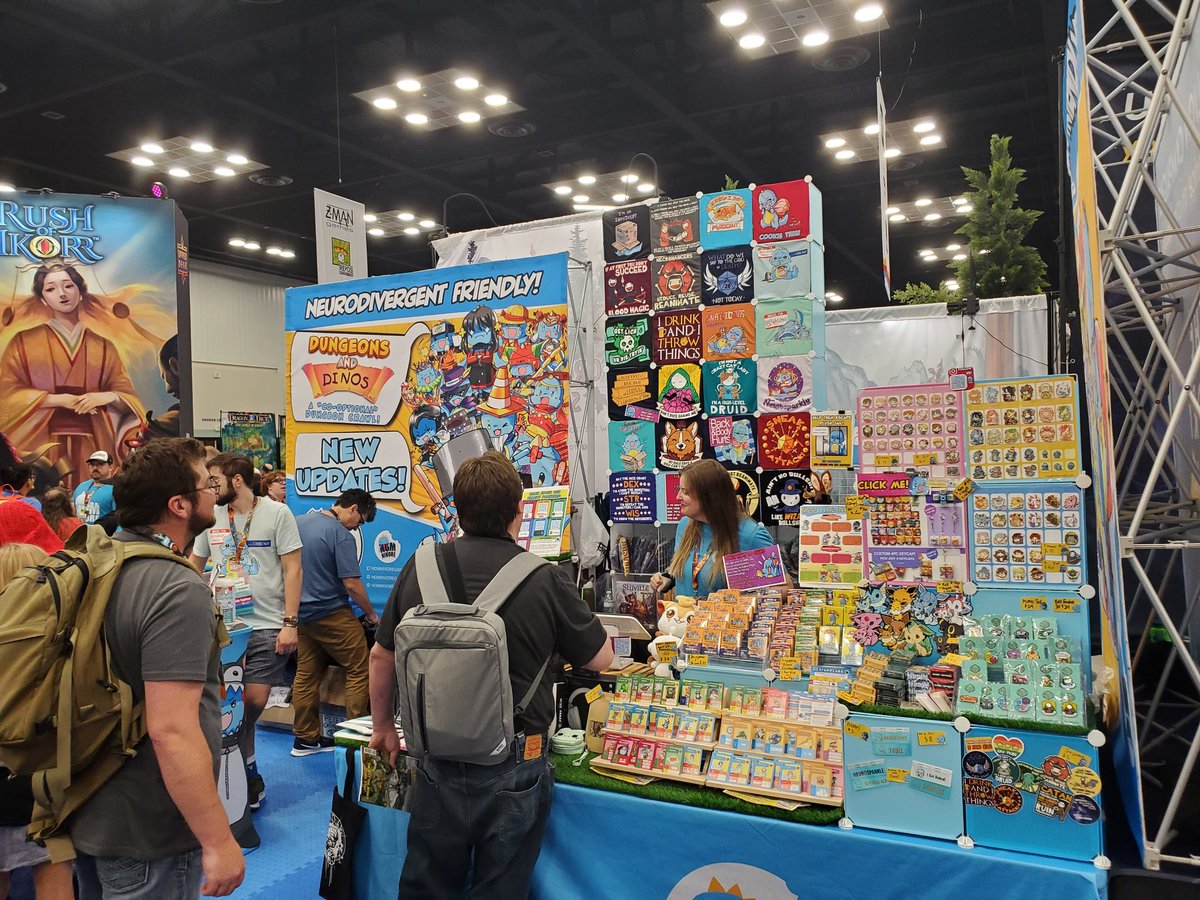 All of my pins and shirts are available at the <a href="/NomnivoreGames/">Nomnivore Games ➡️ PAX West (4339)!</a> booth 1217 at Gen Con!

Swing by to check those out, along with piles of cool and creative games and merchandise!