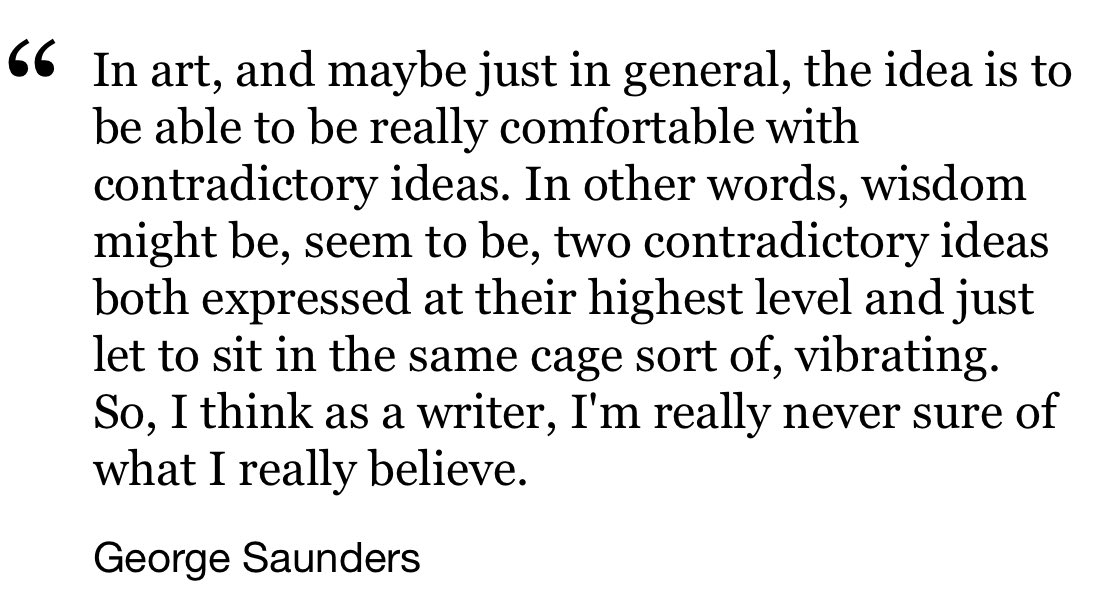 <a href="/AmericanGwyn/">Aaron Gwyn</a> George Saunders: