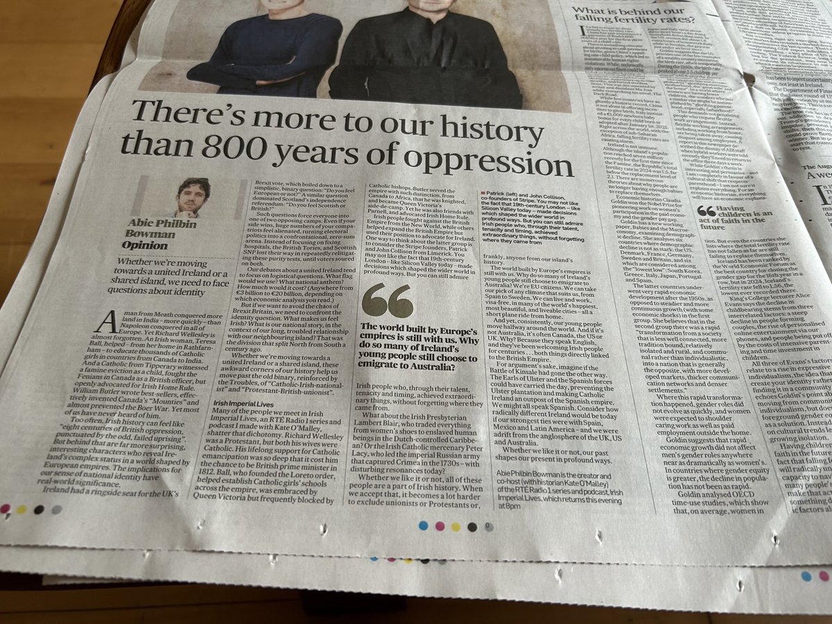 Etain Tannam (@etaintannam) on Twitter photo Excellent article by <a href="/TrinityRTPS/">Religion, Theology, and Peace Studies at TCD</a> alumnus, Abie Philbin Bowman: ‘Whether we’re moving towards a united Ireland or a shared island, we need to face questions about identity’ Excellent article by <a href="/TrinityRTPS/">Religion, Theology, and Peace Studies at TCD</a> alumnus, Abie Philbin Bowman: ‘Whether we’re moving towards a united Ireland or a shared island, we need to face questions about identity’