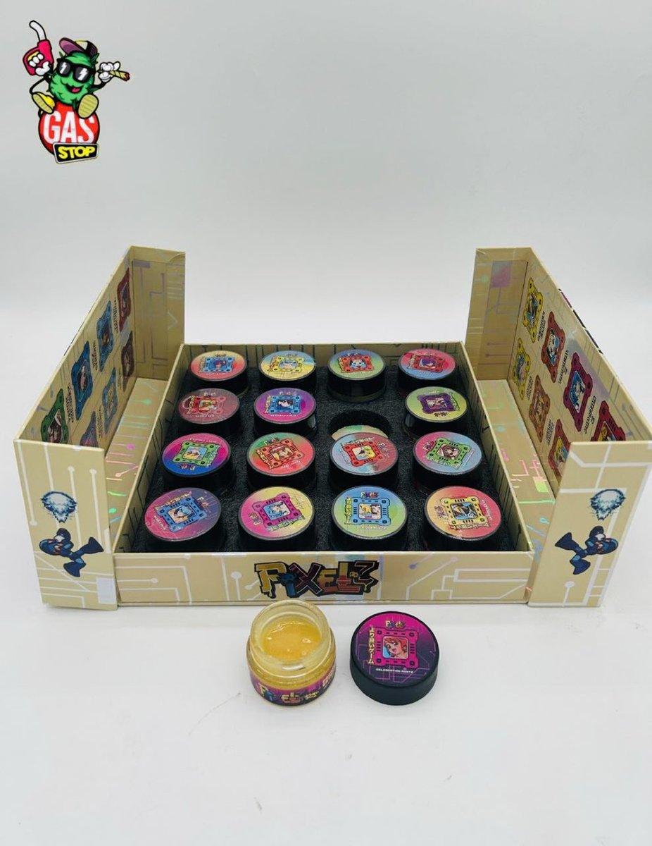 ⛽️🛑Pixelz Premium Live Resin Badder Concentrate Box🛑⛽️

1oz Per Jar🫙

16 Flavors In Each Master Box (1lb) 🙌
