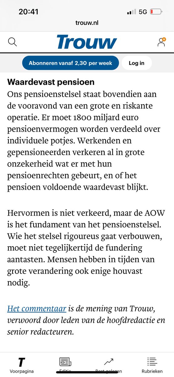 Handen af van AOW
Geen #FISCALISERINGAOW

Raakt AOW-ers met kleine pensioenen het hardst 
A-SOCIAAL: zie #Bosbelasting

Ben Blij met steun ⁦<a href="/cdavandaag/">CDA</a>⁩

⁦<a href="/ADnl/">AD.nl</a>⁩ ⁦<a href="/FD_Nieuws/">FD Nieuws</a>⁩ ⁦<a href="/nrc/">NRC</a>⁩ ⁦<a href="/volkskrant/">de Volkskrant</a>⁩ ⁦<a href="/parool/">Het Parool</a>⁩ ⁦<a href="/RTLnieuws/">RTL Nieuws</a>⁩ ⁦⁦<a href="/BNR/">BNR Nieuwsradio</a>⁩(2)