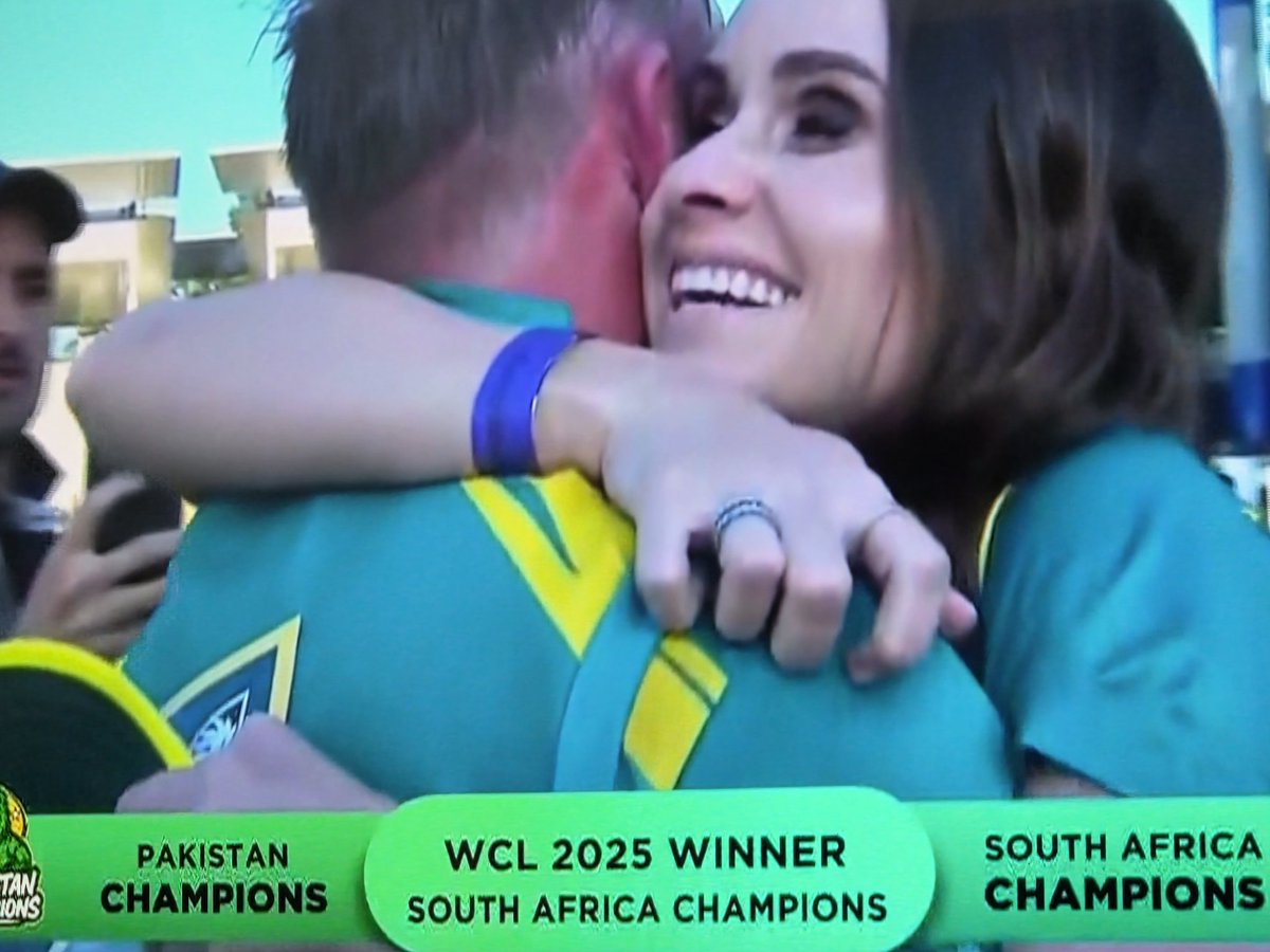 THIS WAS ALWAYS ABD S CUP TO WIN
THE ONLY NON INDIAN INDIAN! 
WCL CHAMPIONS SOUTH AFRICA! ❤️
#WCL25 
#ABD 
#ABDevilliers