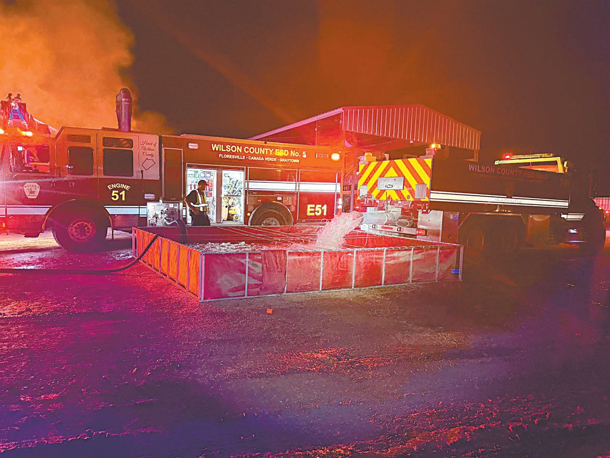 wcnonline's tweet image. A massive fire in an industrial park in eastern Atascosa County July 26 drew multiple area fire departments to contain the blaze. The fire was reported at about 6:30 p.m. Saturday at W.W. Wood Inc., in the 1700 block of Corgey Road east of Pleasanton. The company’s complex in...