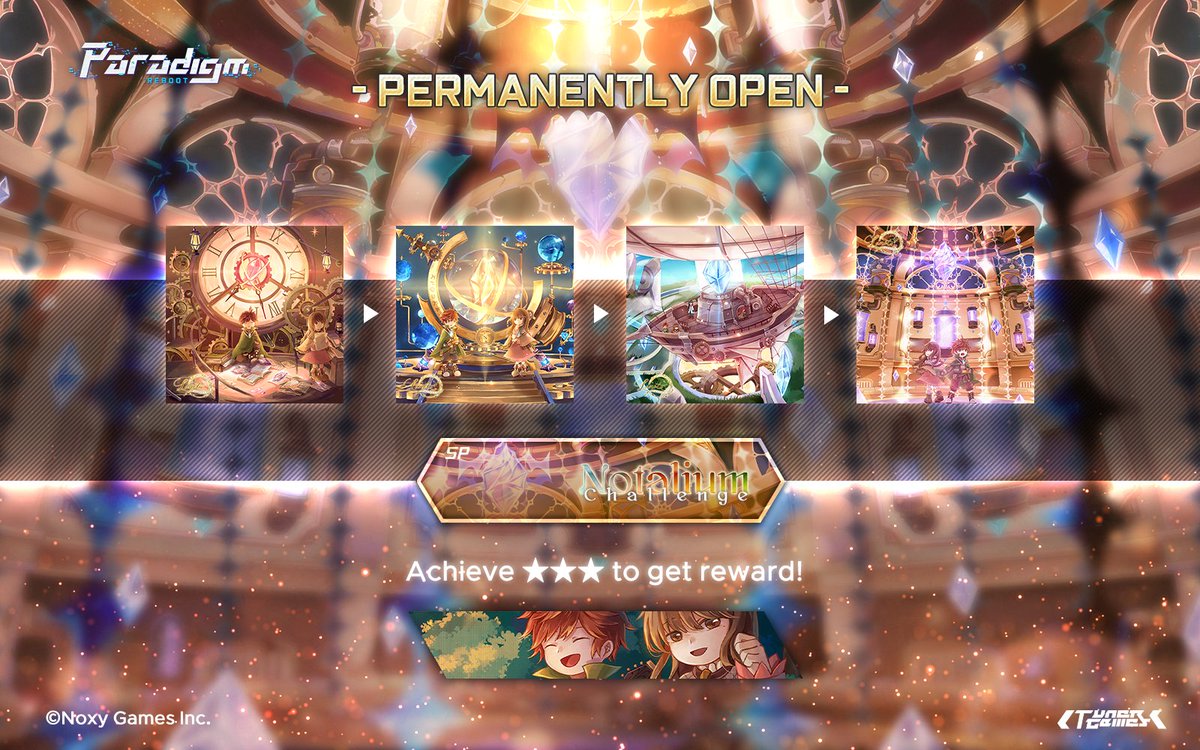 [v3.11 Update]

[Special Challenge Resident Open Announcement]

August 8th, after v3.11 update, Lanota Collaboration Special Challenge [Notalium Challenge] will be changed to resident open!
Purchase Lanota Collaboration Album "Ancient Rhyme" Vol.1 / Vol.2 to experience it