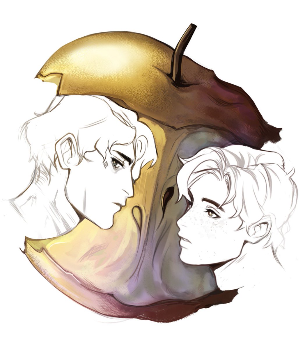TiredJzzter's tweet image. Golden apple and rotten apple 

#jerejean #jeanmoreau #aftg #tsc
