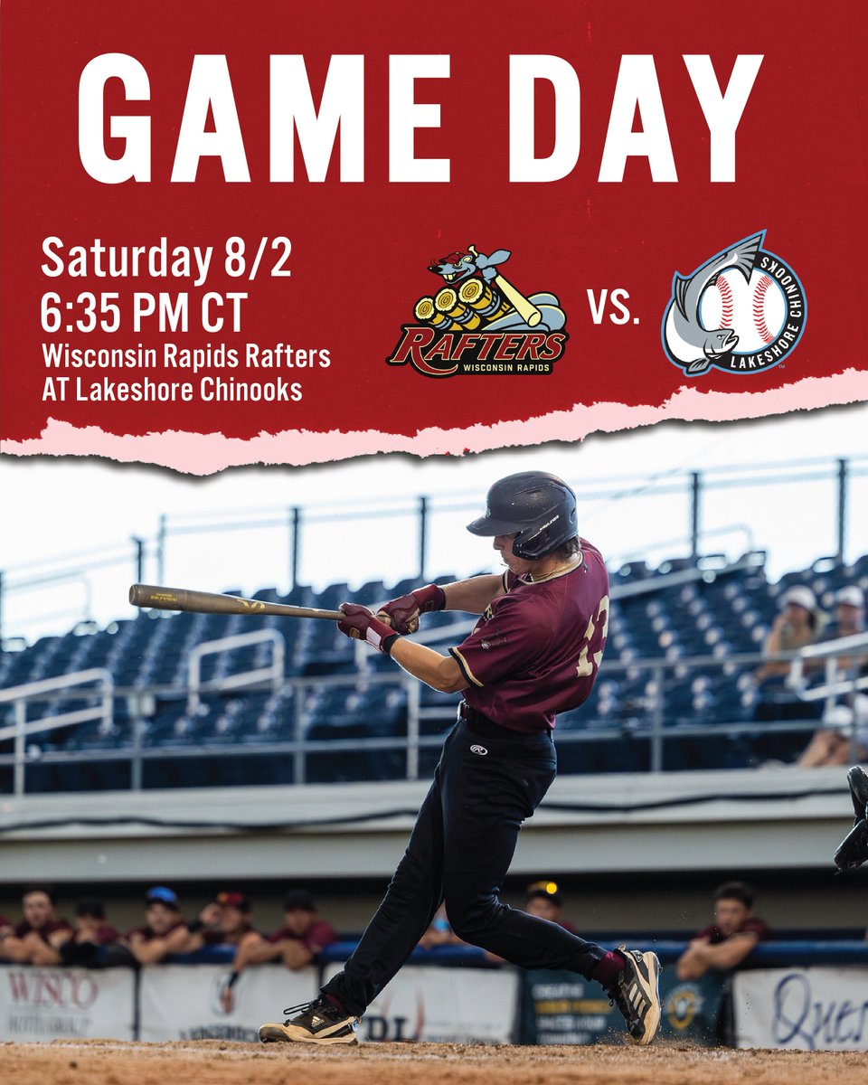 Road warriors- the Rafters will be on the road for 7 of their last 8 games. Tonight we head to Lakeshore for another rematch with the Chinooks! 

Listen to tonight's game on WFHR or watch on NWL+
