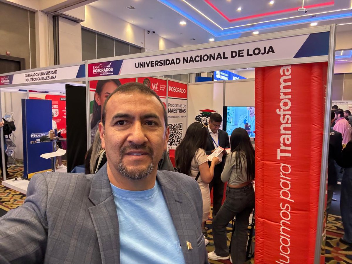 🎓 ¡Orgullo UNL en #ExpoPosgrados!

Conoce nuestra oferta de 60 maestrías este 2 y 3 de agosto en Quito.

📍 Stand UNL | 🕒 10h00–19h00
📌 La Quinta by Wyndham (Shyris y El Comercio)

¡Te esperamos! 

#MaestríasUNL